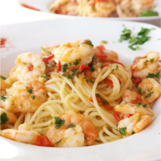 シーフードパスタ