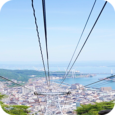 写真 ゴンドラから見た町並み